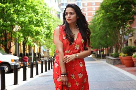 Dress - Joie, Shoes - Shelly's London, Bag - Cuyana, Watch - Caravelle, Tanvii.com