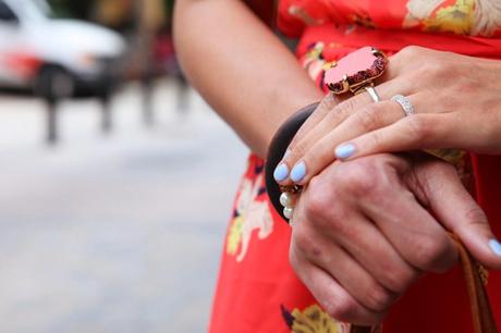 Dress - Joie, Shoes - Shelly's London, Bag - Cuyana, Watch - Caravelle, Tanvii.com