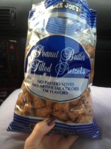 snacks road trip peanut butter pretzels