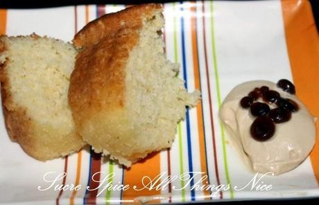 Hot Milk Sponge Cake with Coffee Mascarpone and Coffee Caviar