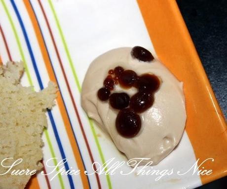 Hot Milk Sponge Cake with Coffee Mascarpone and Coffee Caviar