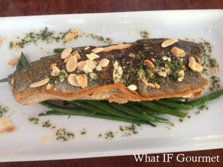 (Gluten-free) Trout Meuniere at Cafe Bink, Carefree, AZ.