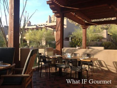 Patio dining at Proof Canteen, Scottsdale, AZ.