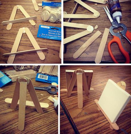 Popsicle Stick Easels
