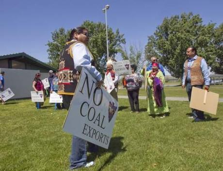 Tribes Fight Upstream Battle in Protest of Coal Terminal