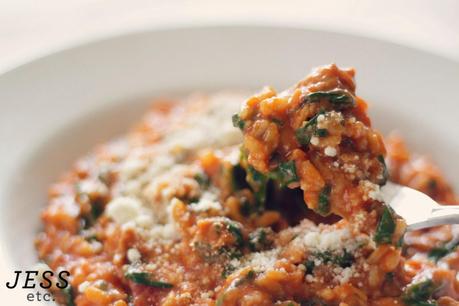 Tomato + Sausage Risotto