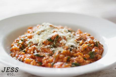 Tomato + Sausage Risotto