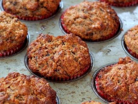 Banana & Cocoa Nib Muffins