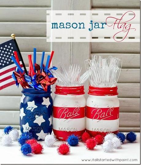 Mason Jar Flag