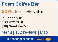 Foam Coffee Bar on Urbanspoon
