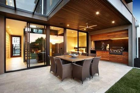 Contemporary Patio by Melbourne Architects & Designers Bagnato Architects