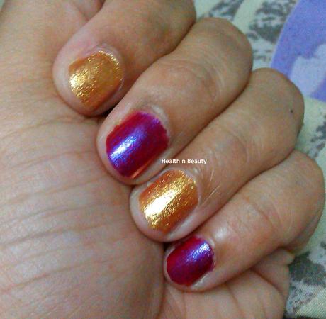 Revlon Amazing Spiderman Electric Chrome Collection Nail Paints (1000 Volts & Gwen's Crush)