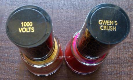 Revlon Amazing Spiderman Electric Chrome Collection Nail Paints (1000 Volts & Gwen's Crush)