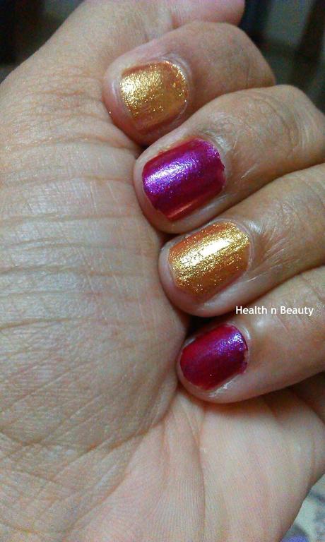 Revlon Amazing Spiderman Electric Chrome Collection Nail Paints (1000 Volts & Gwen's Crush)