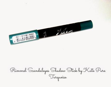 Rimmel Scandaleyes Shadow Stick by Kate Pure Turquoise Swatches