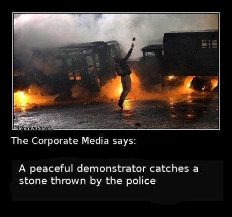 This is about how the corporate media is reporting things.