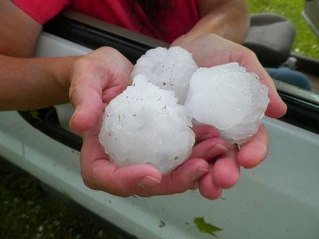 Crazy hailstorm in Denver and Pennsylvania, photos