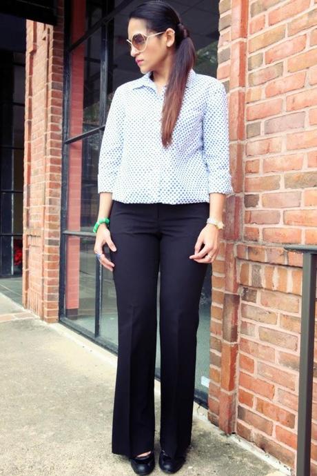 Button Down - GAP, Trousers - Espirit, Shoes - Faith, Tanvii.com