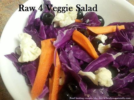 Easy Raw Vegetable Salad healing-raw-veggie-salad