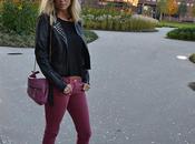Burgundy Jeans