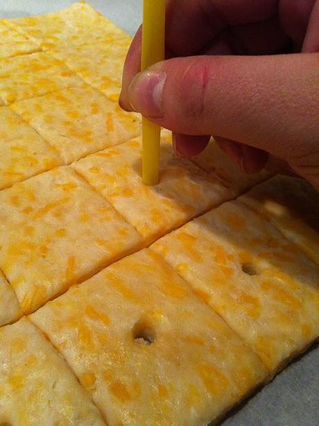 Homemade Cheez-its