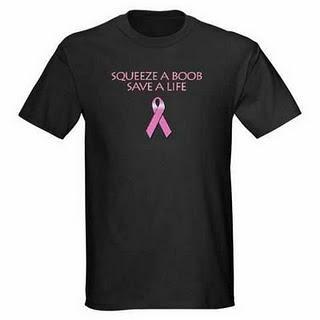 Early Bird gets the breast cancer shirt!