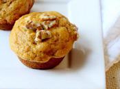 Food: Pumpkin Banana Muffins with Walnuts.