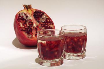 Pomegranate with Grappa