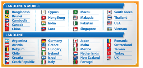 gotalk ultimiate bonus calls countries 