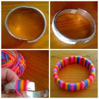 DIY Wool Bangle Craft Project