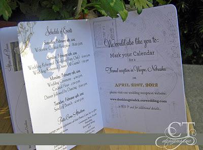 Wedding Invitation Feature: Alissa & Brian's Destination Passports