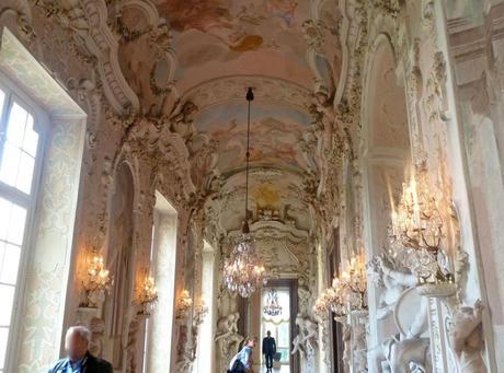 schloss ludwigsburg ornate hallway