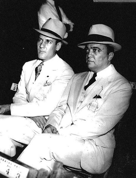 J. Edgar Hoover and Clyde Tolson -- the actual photos