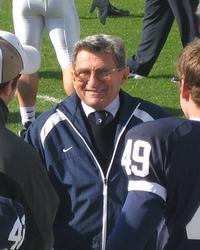 Penn State Nittany Lions head coach Joe Patern...