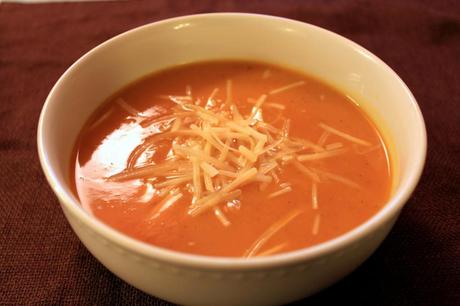 Butternut Squash Soup with Thyme and Parmesan