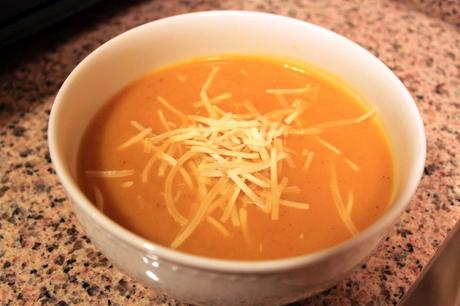 Butternut Squash Soup with Thyme and Parmesan