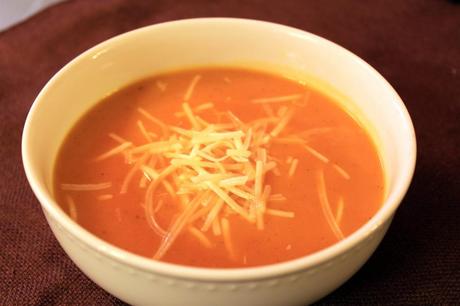 Butternut Squash Soup with Thyme and Parmesan