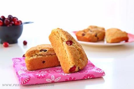 Cranberry Scones (vegan)