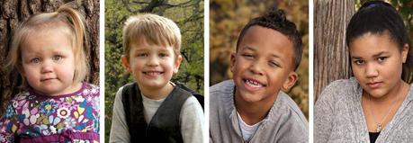 Grandkids-head shot composite