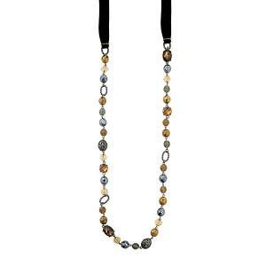 beaded opera length necklace