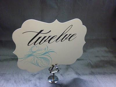 Wedding Table Number Ideas