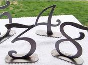 Wedding Table Number Ideas