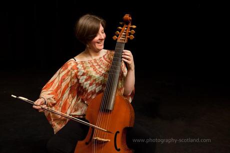 Photo - Alison McGillivray playing Viola da Gamba