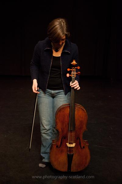 Photo - Alison McGillivray, cellist with Concerto Caledonia