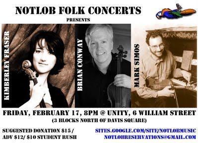 norloB Folk Concerts Announces Winter Season