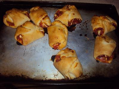 Pizza Crescent Roll Ups