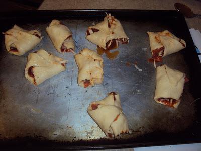 Pizza Crescent Roll Ups