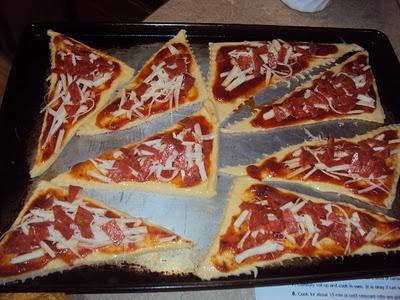 Pizza Crescent Roll Ups