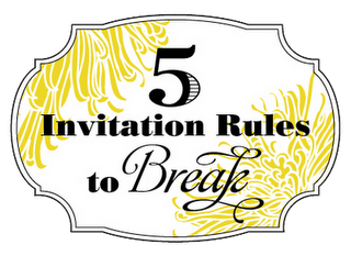 5 Wedding Invitation Rules to Break