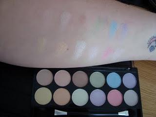 MUA Swatches and what i think so far